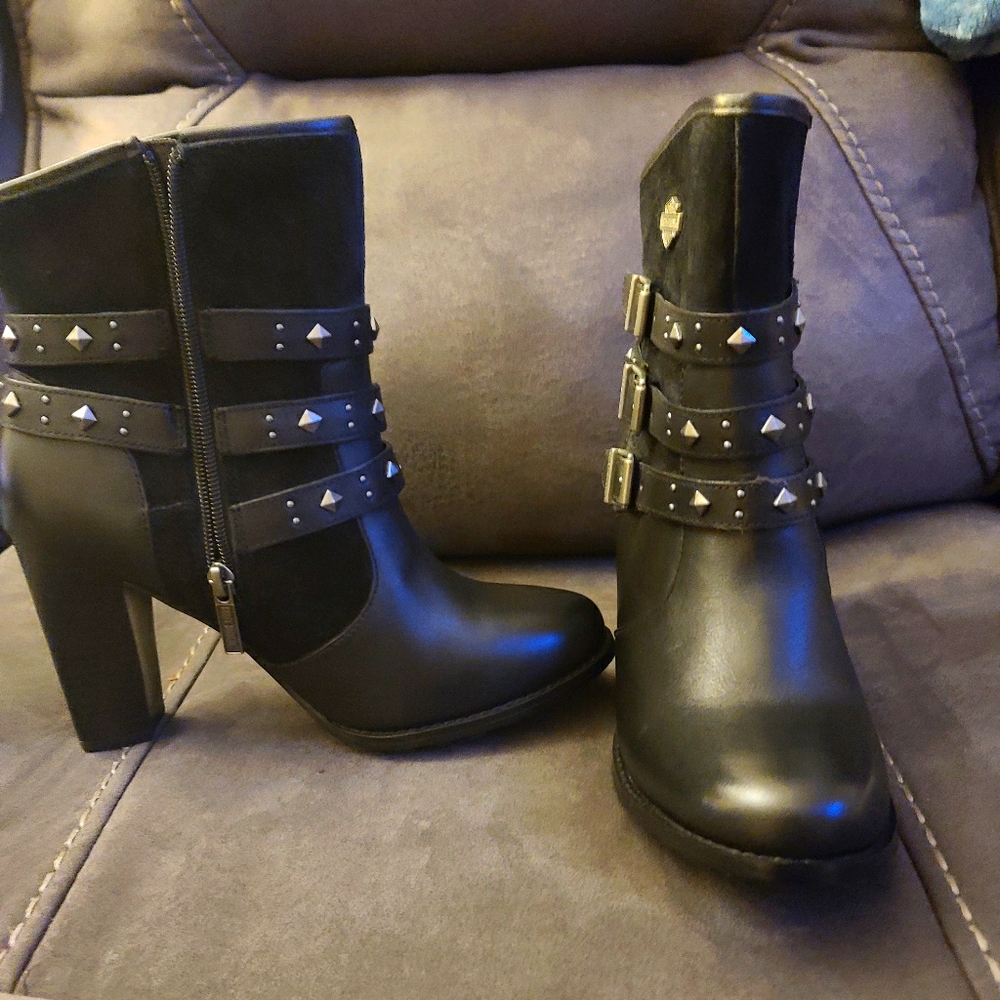 Womens Harley Davidson Boots Size 9